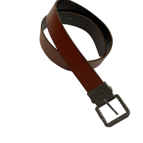 Reversible Leather Black And Brown Belt - Picture 4 of 8